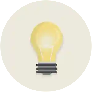 Light bulb icon.